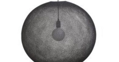 Foto La Case de Cousin Paul Hanglamp Globe Light XL - Antraciet