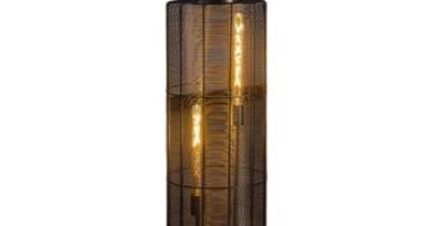 Foto LT-Luce Vloerlamp Reach Zwart Nikkel 81cm Hoog