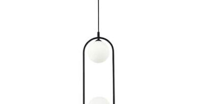 Foto Maytoni - Hanglamp Ring Zwart 17 cm
