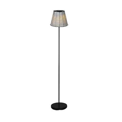Foto Reality Roca Vloerlamp Solar IP44 Schemering Sensor Zwart