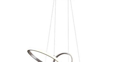 Foto Reality Sansa Hanglamp SMD LED 28W Nikkel
