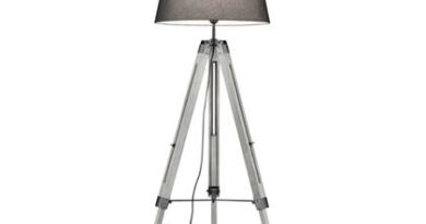 Foto Reality Vloerlamp modern - Hout - Grijs