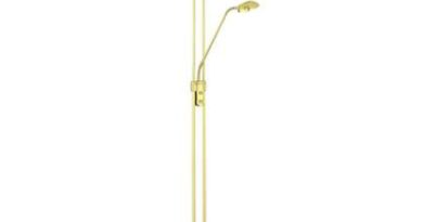 Foto Reality Vloerlamp modern - Metaal - Messing