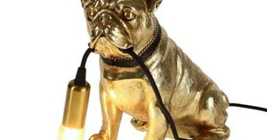 Foto Rootsmann Tafellamp Franse Bulldog | Goud