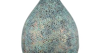 Foto Safaary - Oosterse Tafellamp Rabia Green Patina  30 x 45cm