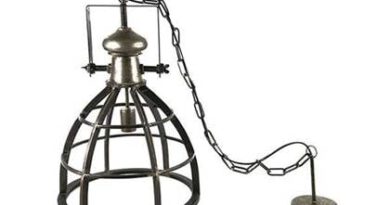 Foto Sweet Living - Hanglamp Barbera Donkergrijs - 40xH159 cm