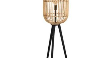 Foto Sweet Living - Rotan Vloerlamp Tygo - 36xH140 cm