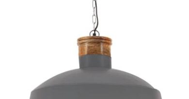 Foto vidaXL Hanglamp industrieel E27 58 cm grijs