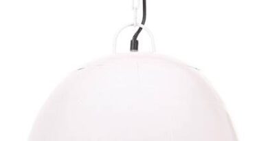 Foto vidaXL Hanglamp industrieel vintage rond 25 W E27 41 cm wit