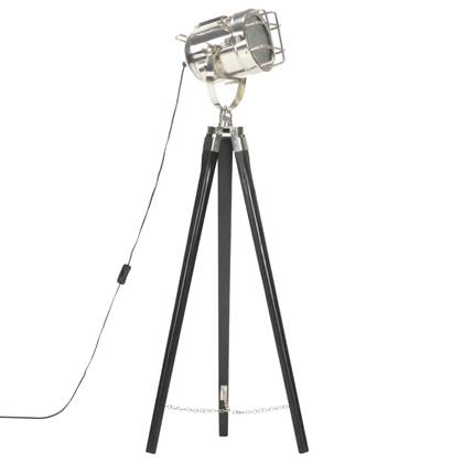Foto vidaXL Vloerlamp driepoot 97 cm massief mangohout zwart