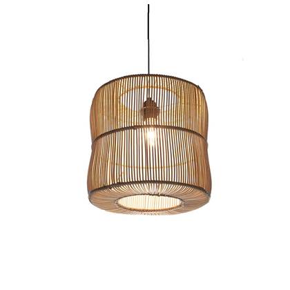 Foto villaflor Hanglamp Cilinder Rotan 30cm