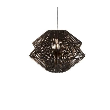 Foto villaflor Hanglamp Laut Rotan Zwart 40cm