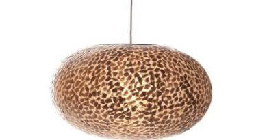 Foto villaflor Hanglamp Wangi Gold UFO 40cm
